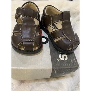 NIB See Kai Run Evan Fisherman Sandals Brown US size 3